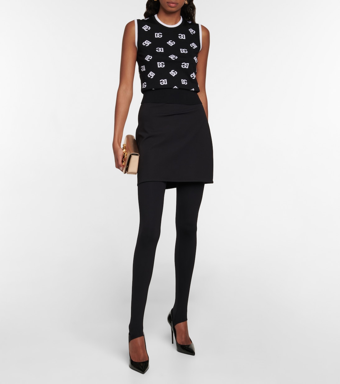 Chaleco en intarsia de lana virgen | Dolce&Gabbana