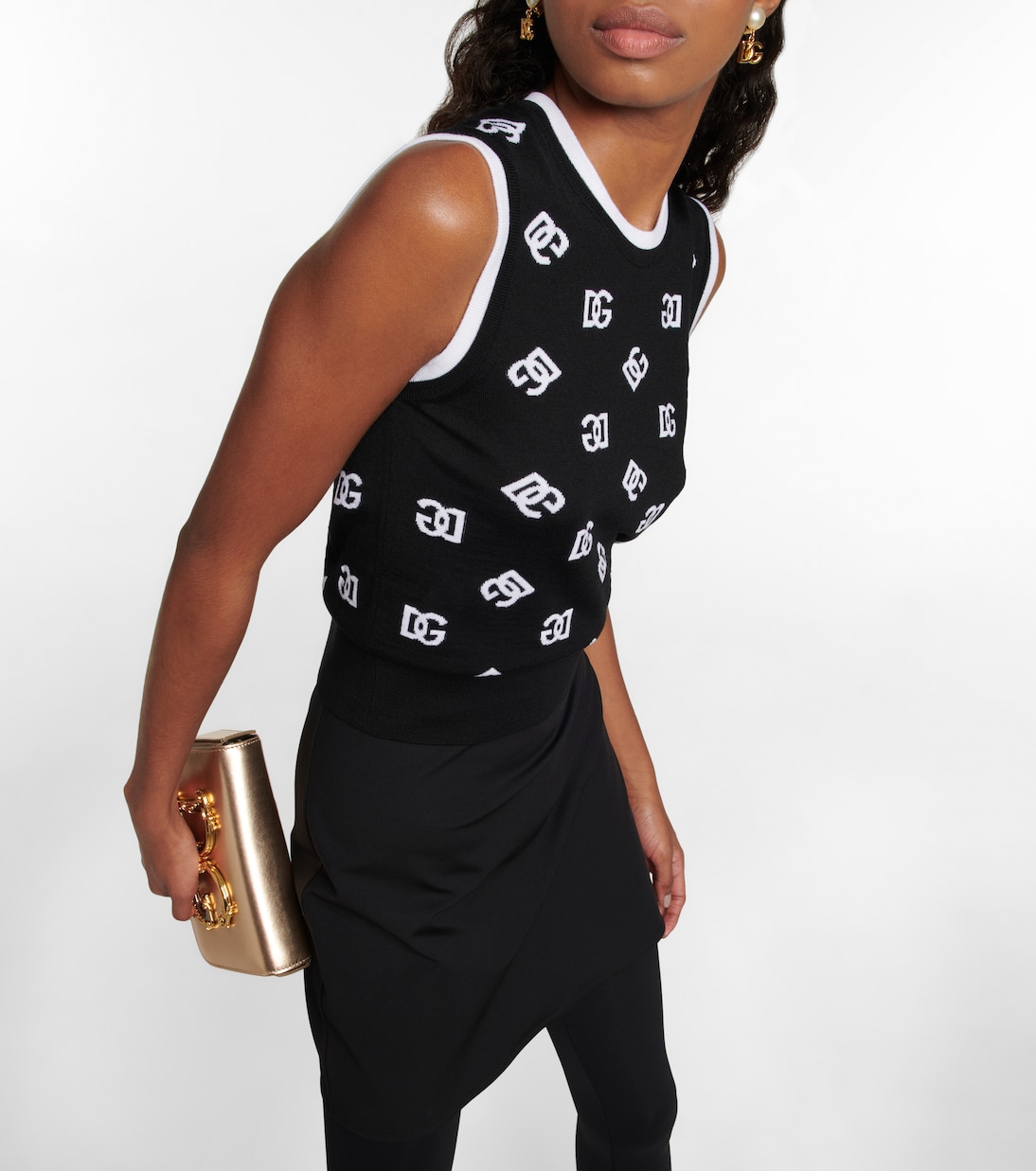 Chaleco en intarsia de lana virgen | Dolce&Gabbana