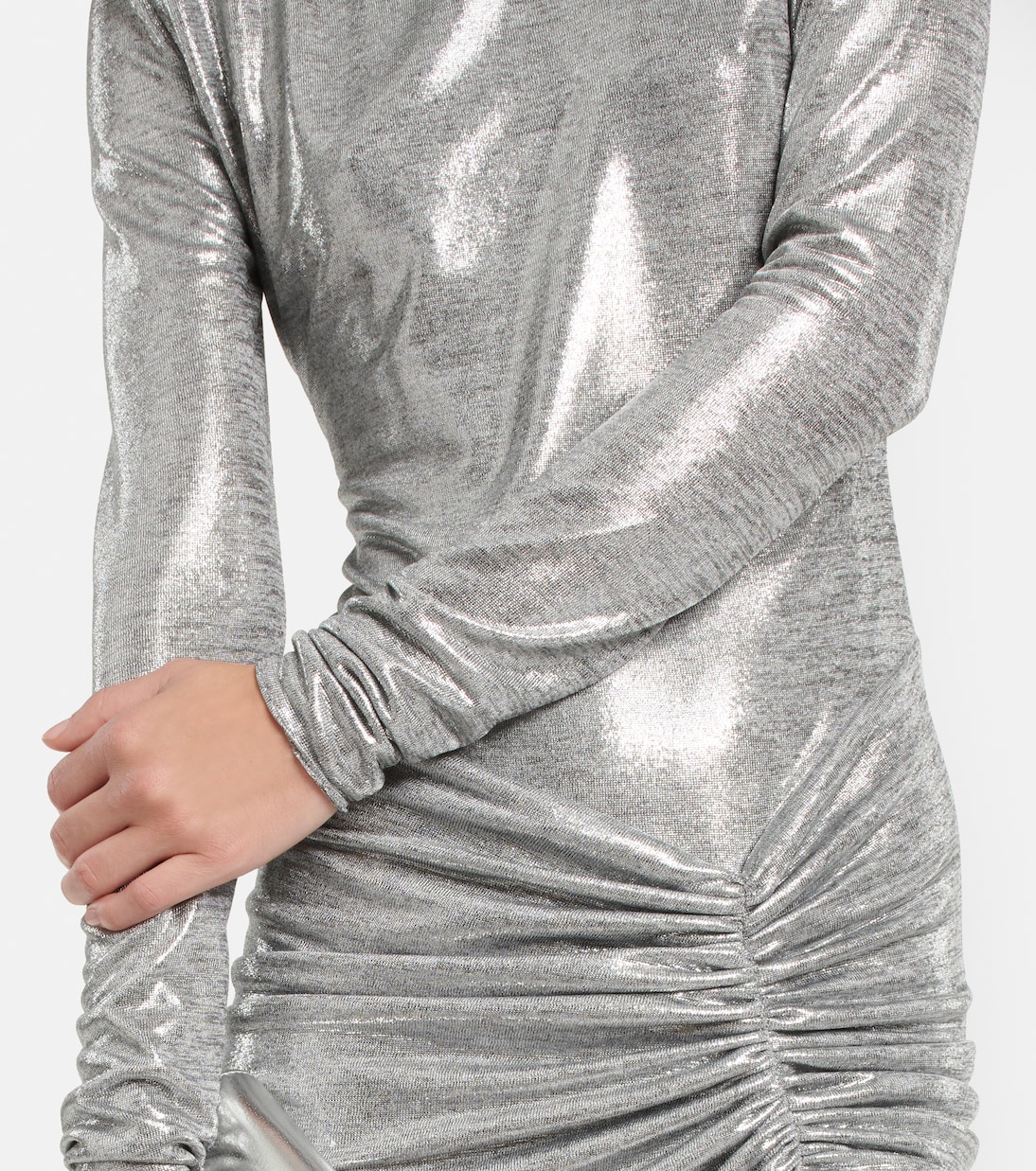 Abito midi in jersey metallizzato | Alexandre Vauthier