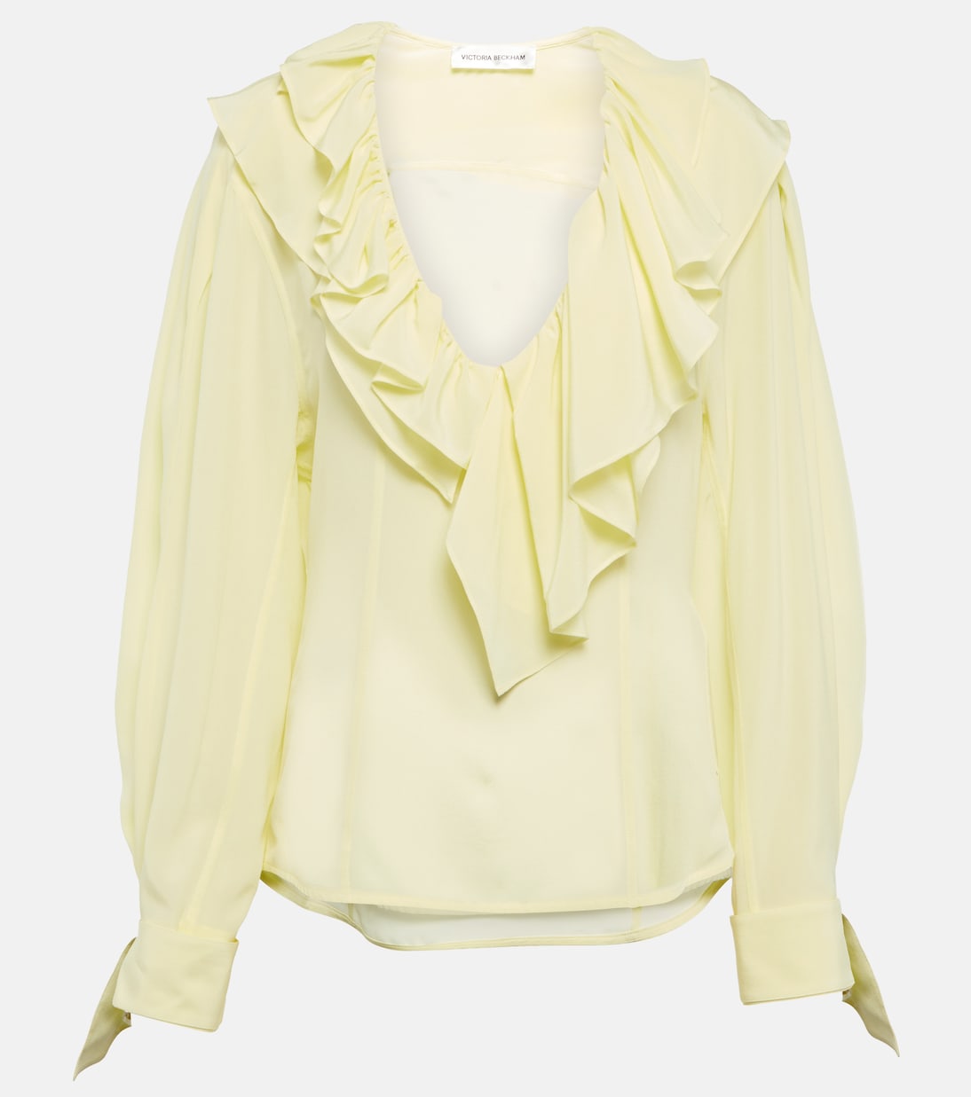 Bluse aus Crêpe de Chine aus Seide | Victoria Beckham