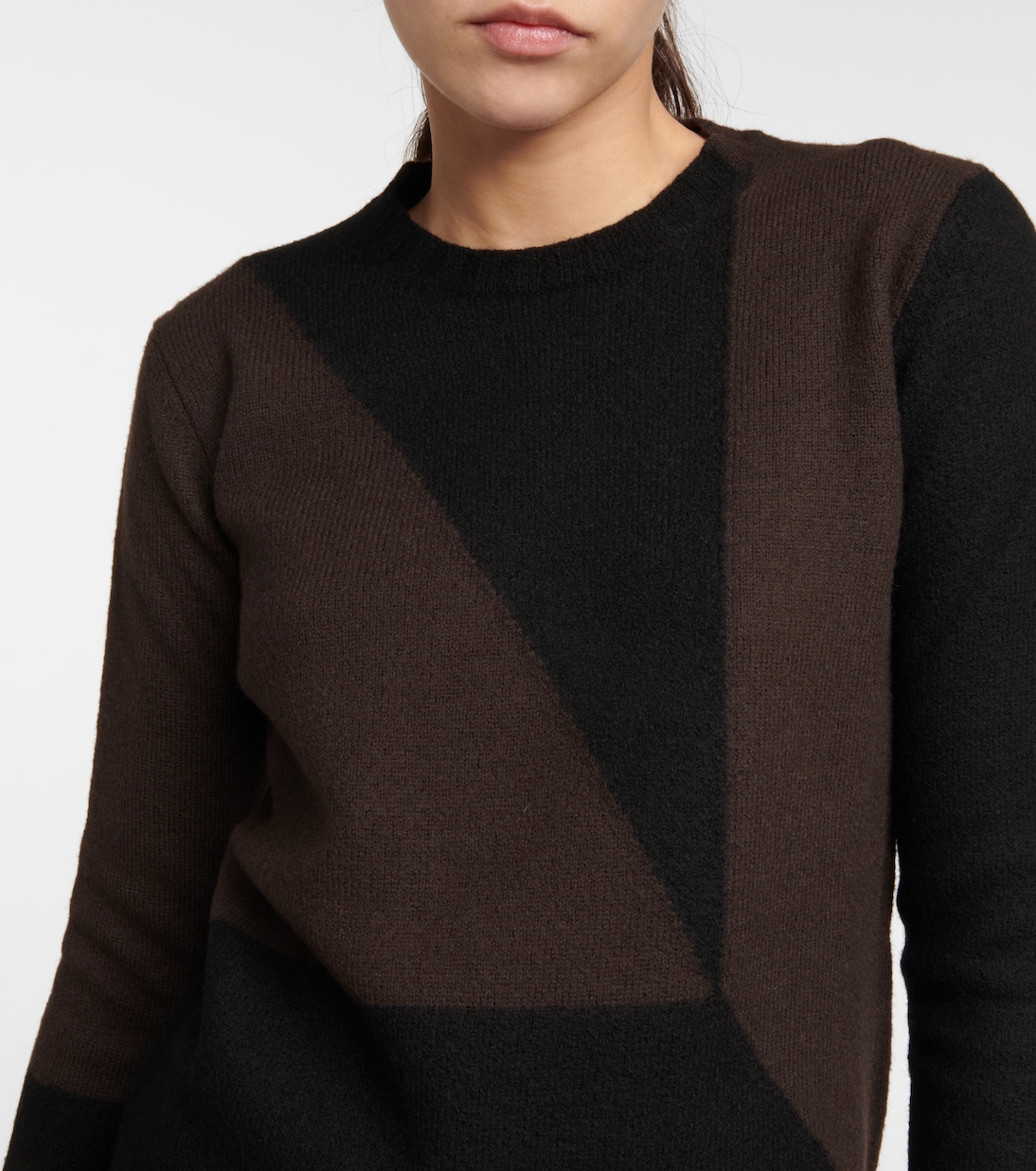 Jersey en intarsia de lana virgen | Jil Sander