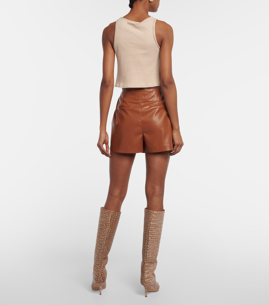 Skort Svena in similpelle | Nanushka