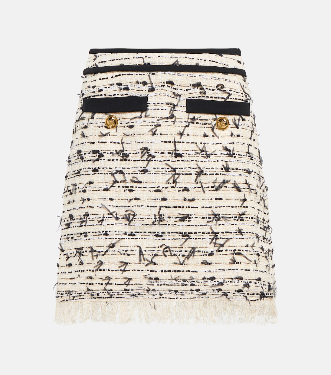 Minigonna in tweed con frange | Giambattista Valli