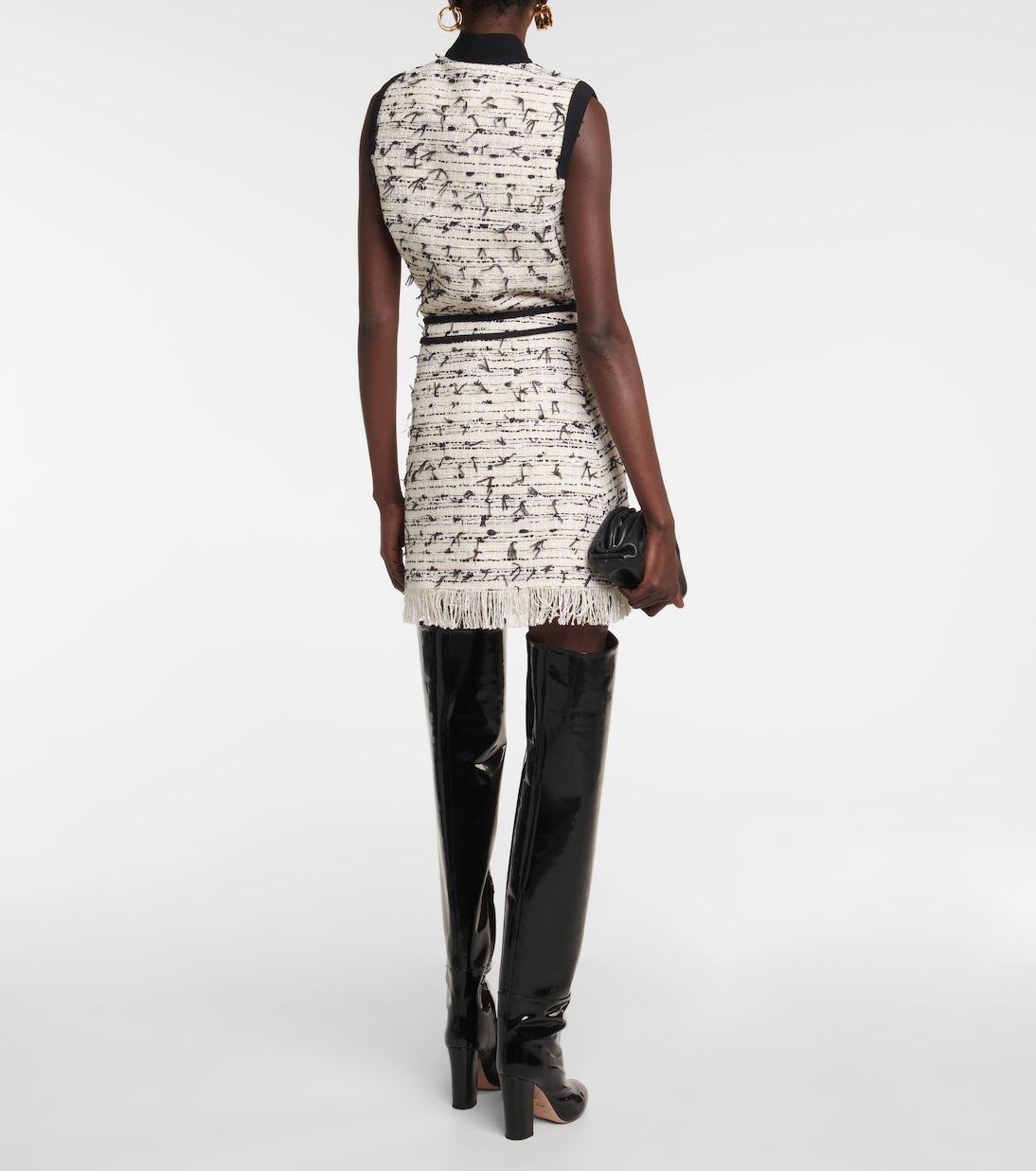Minigonna in tweed con frange | Giambattista Valli