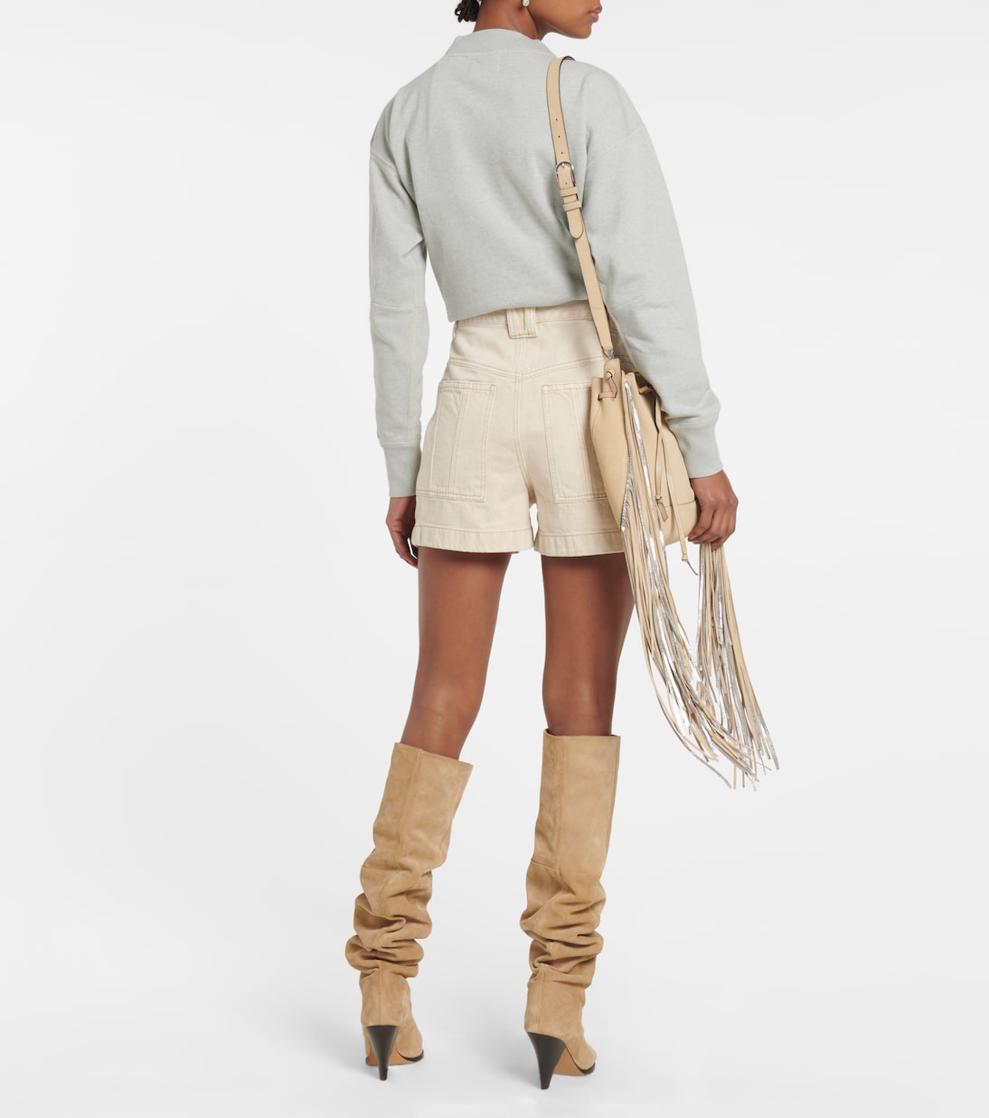 Shorts en denim de algodón | Marant Etoile