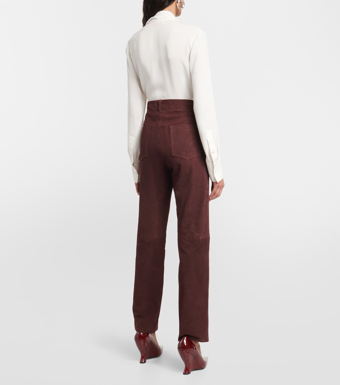 Pantaloni Paso in suede a vita alta | Blazé Milano