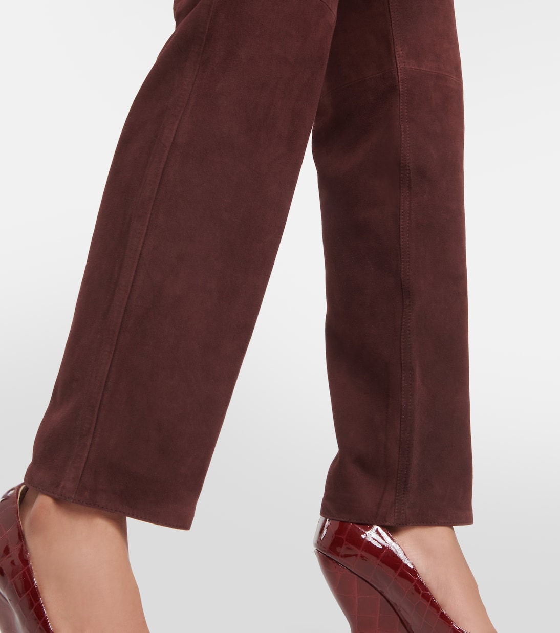 Pantaloni Paso in suede a vita alta | Blazé Milano