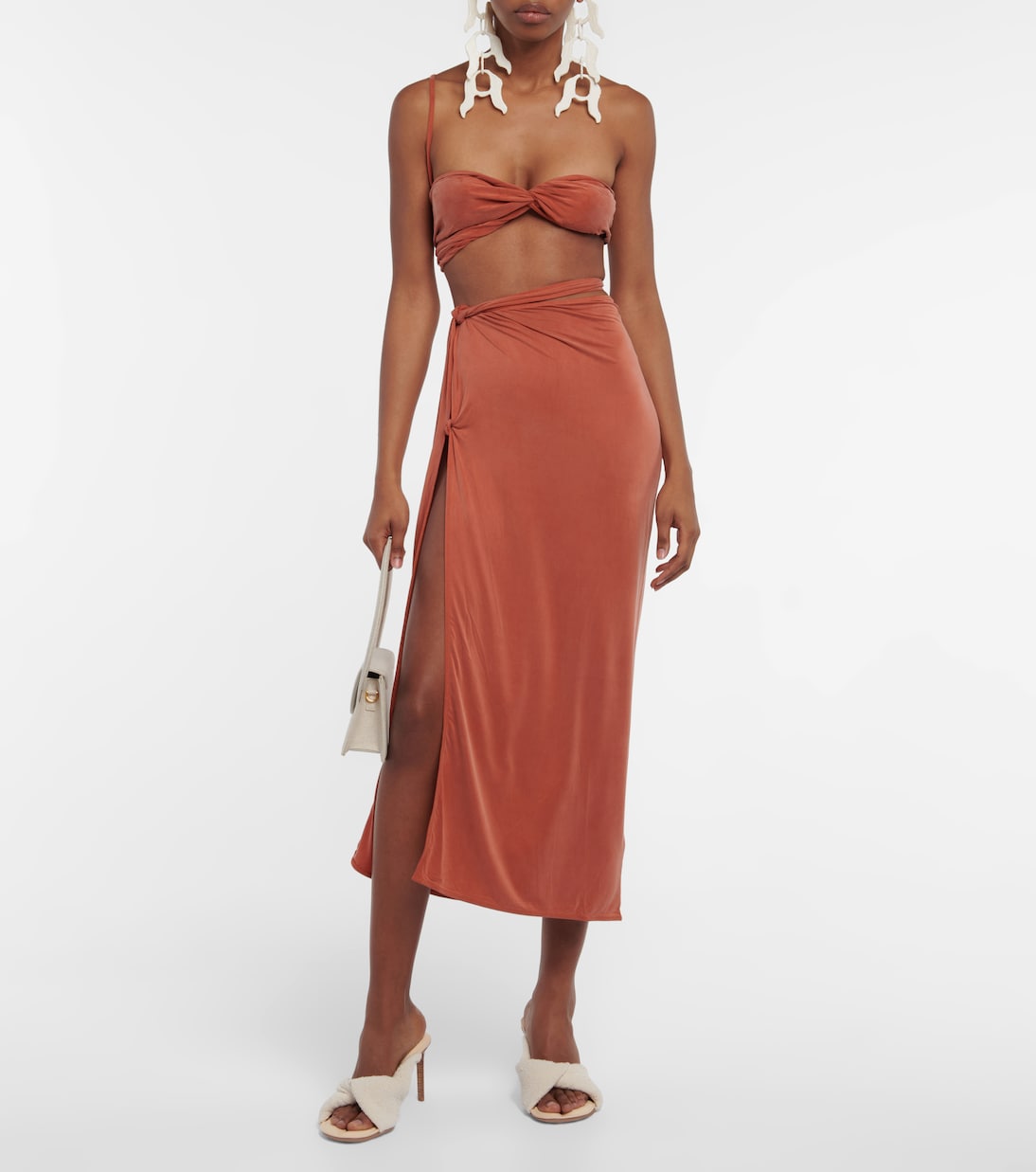 La Jupe Espelho jersey midi skirt | Jacquemus
