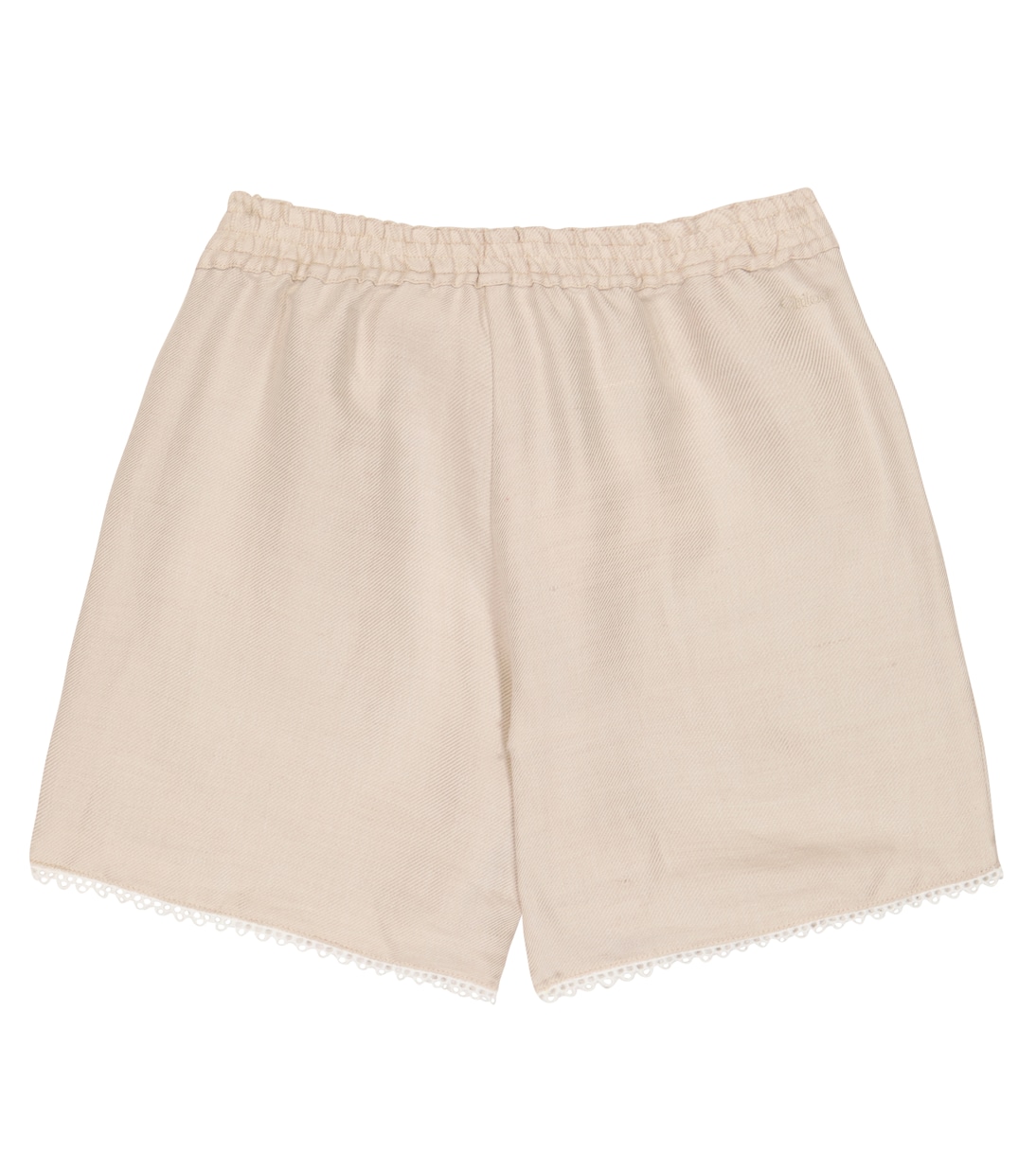 Shorts de lino y algodón bordados | Chloé Kids