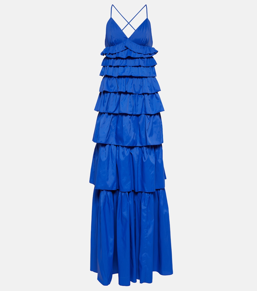 Tiered ruffled maxi dress | Staud