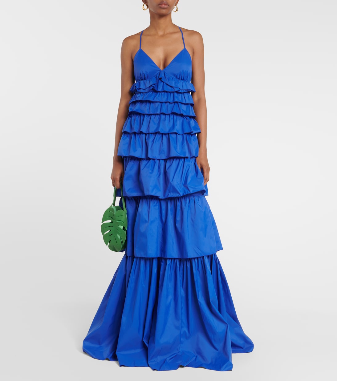 Tiered ruffled maxi dress | Staud