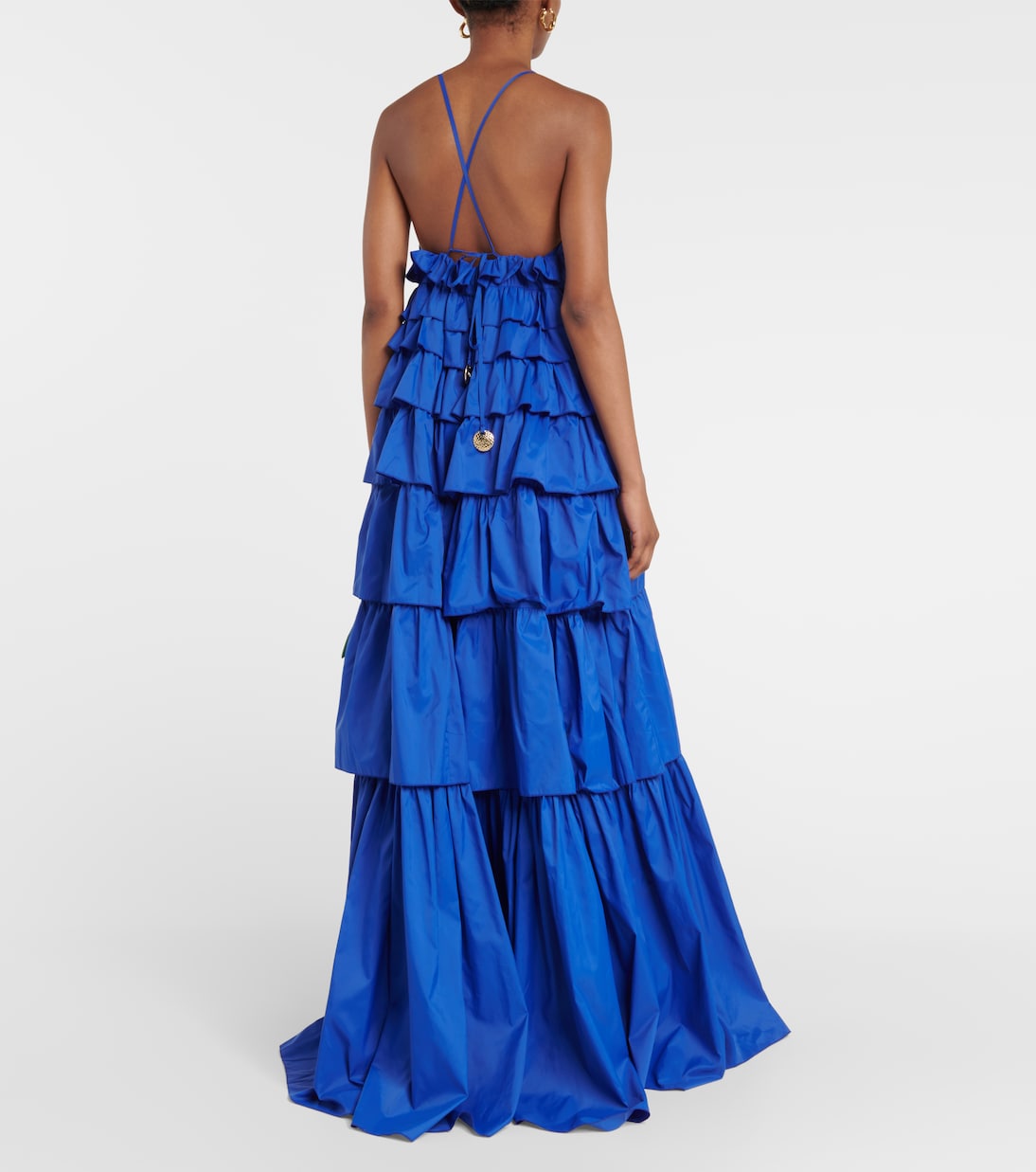 Tiered ruffled maxi dress | Staud
