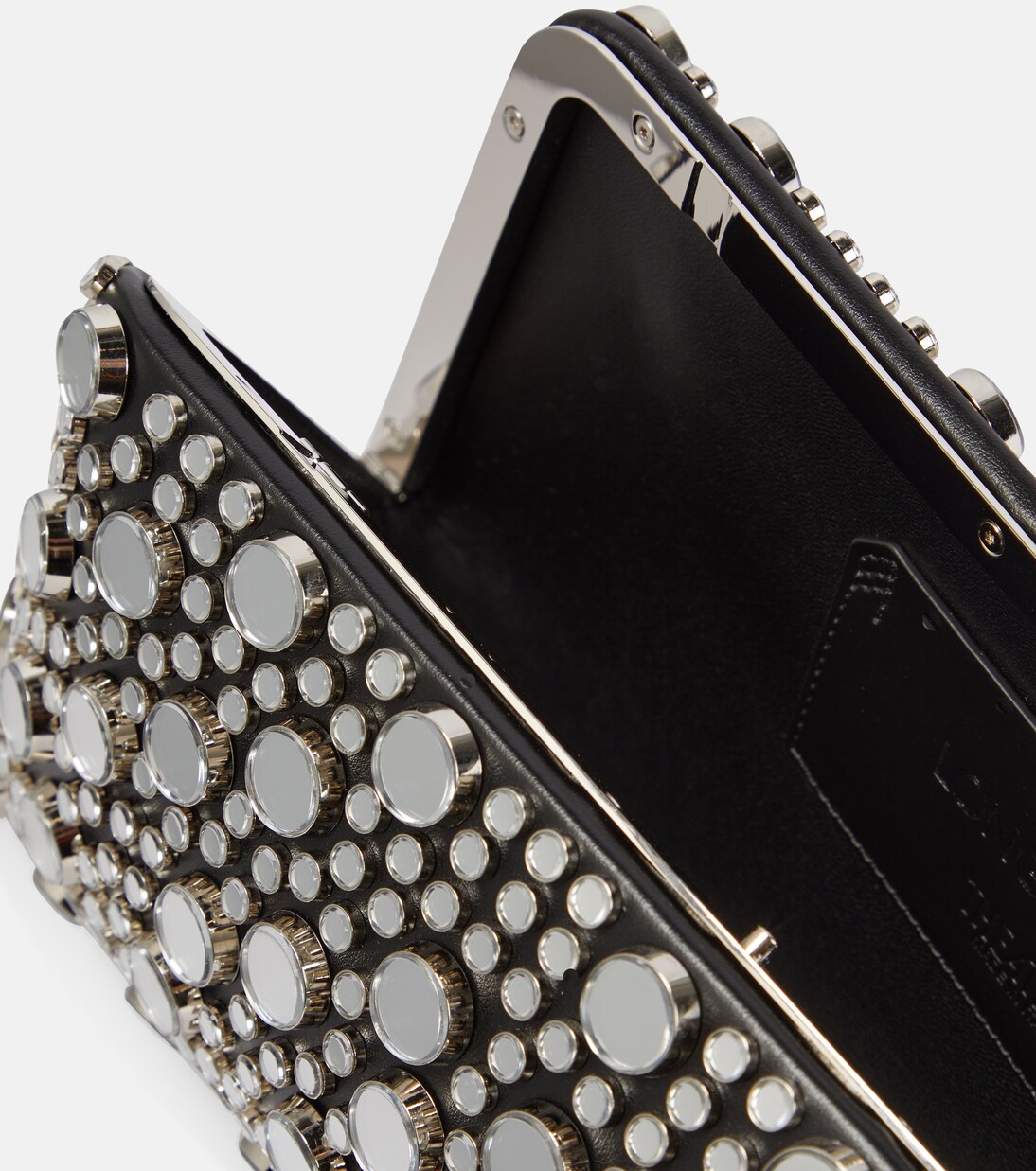 Pochette Long Night Small brodée en cuir | The Attico
