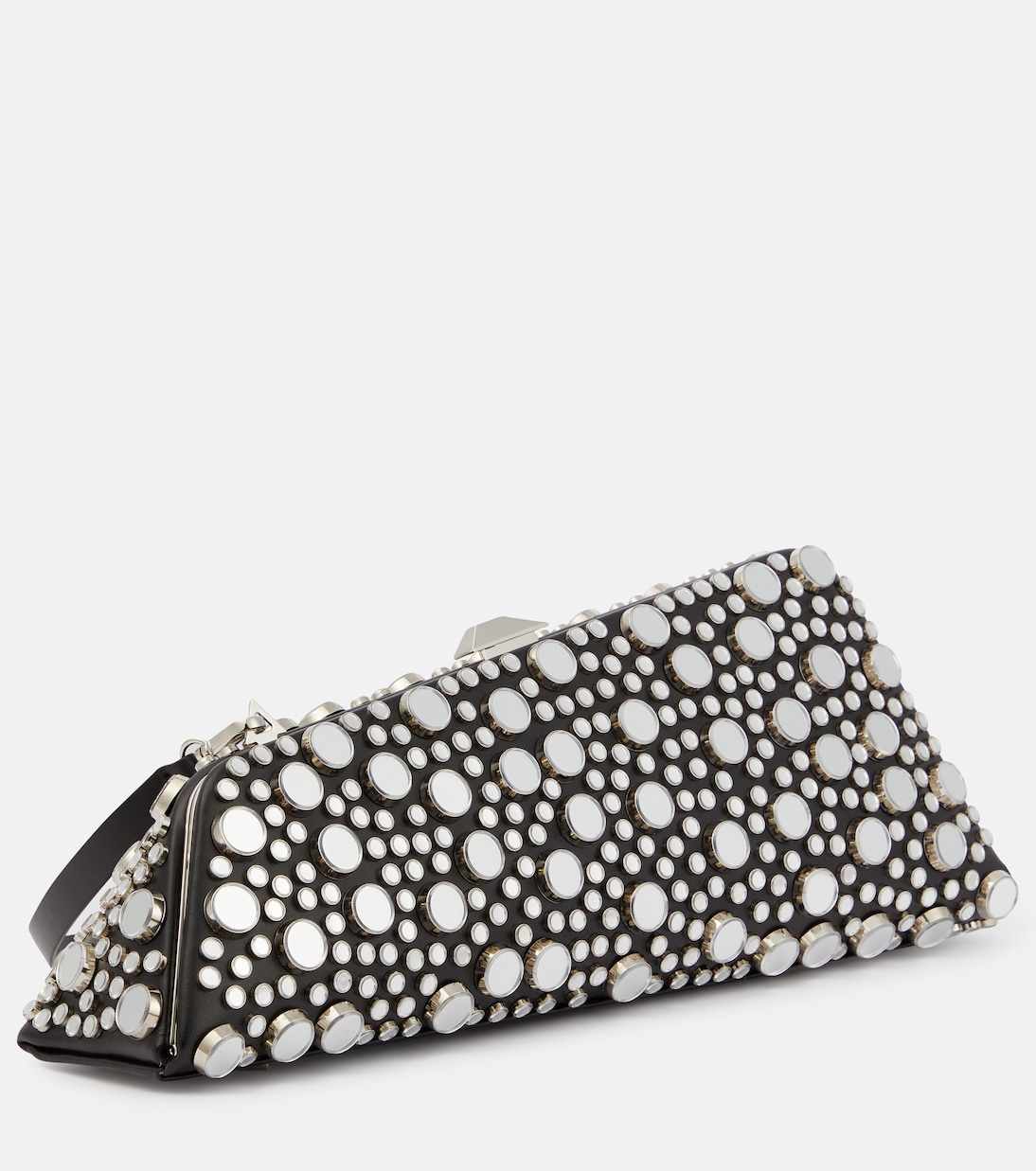Pochette Long Night Small brodée en cuir | The Attico