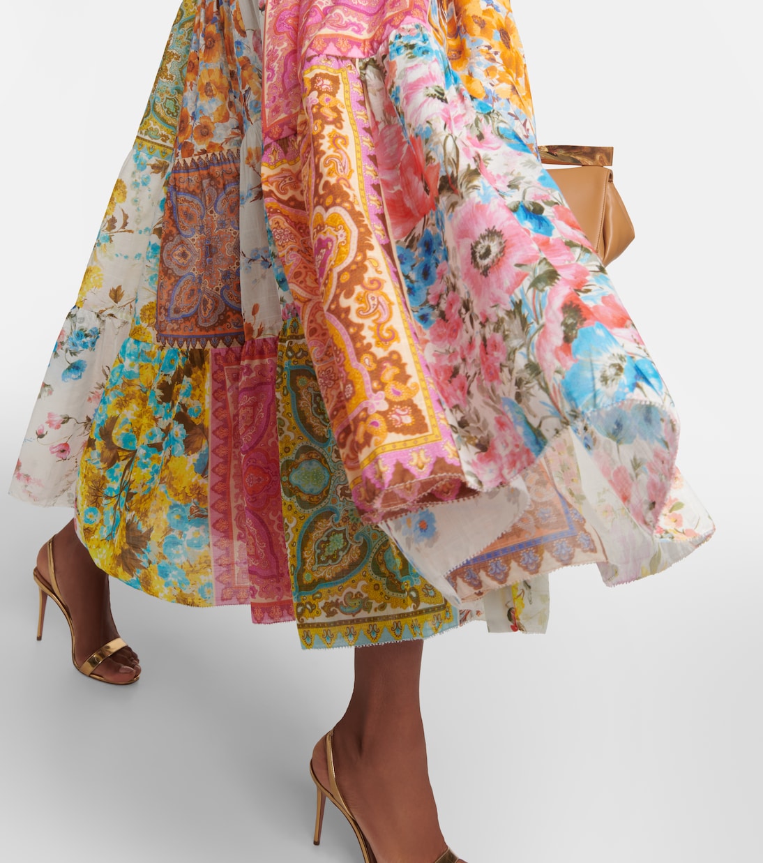 Midikleid Halcyon aus Baumwolle | Zimmermann