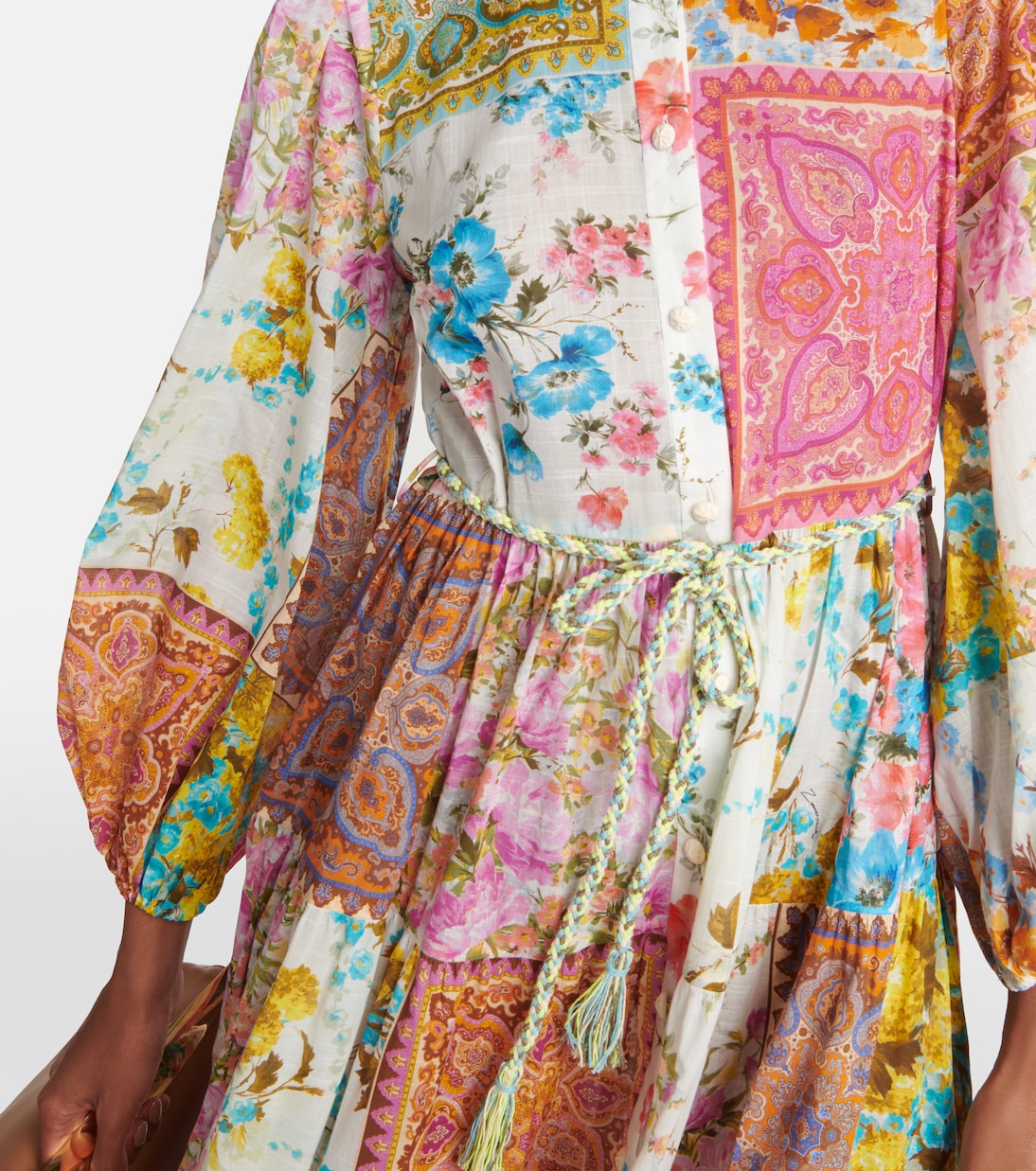 Midikleid Halcyon aus Baumwolle | Zimmermann