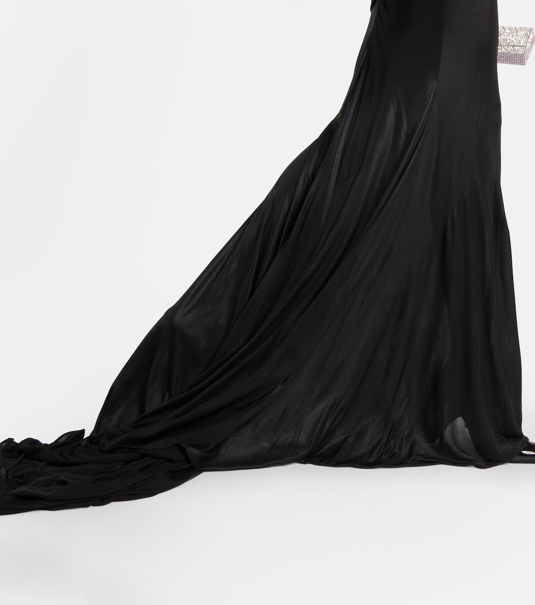Draped satin maxi dress | Alessandra Rich