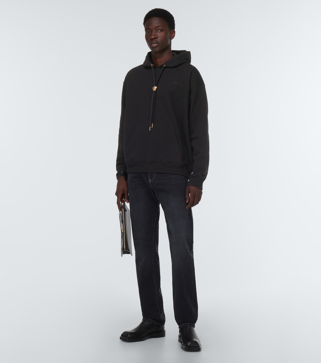 Sudadera con capucha Medusa de algodón | Versace