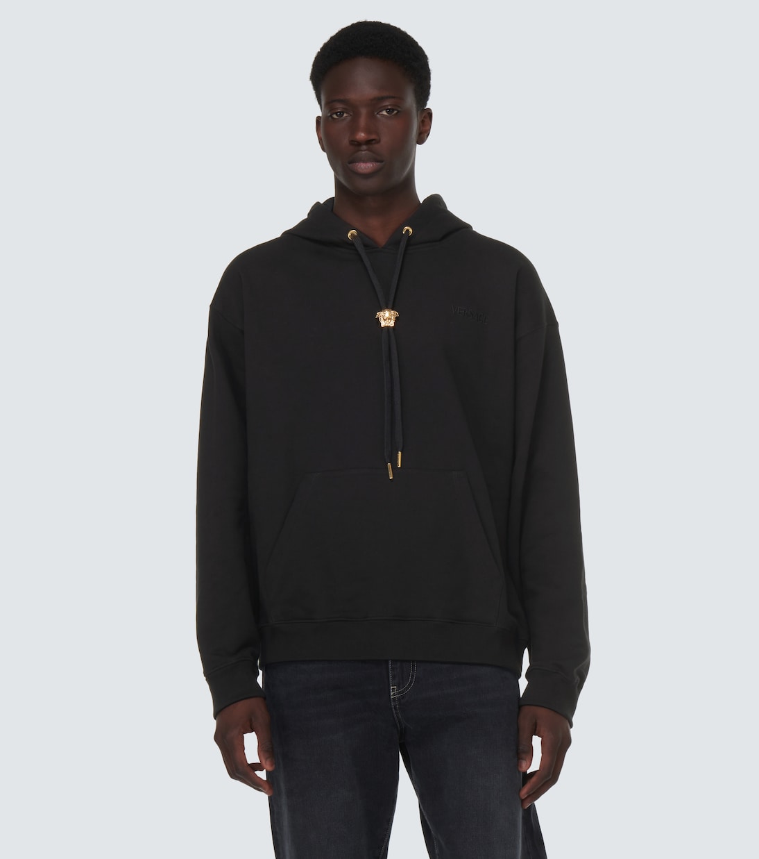 Sudadera con capucha Medusa de algodón | Versace