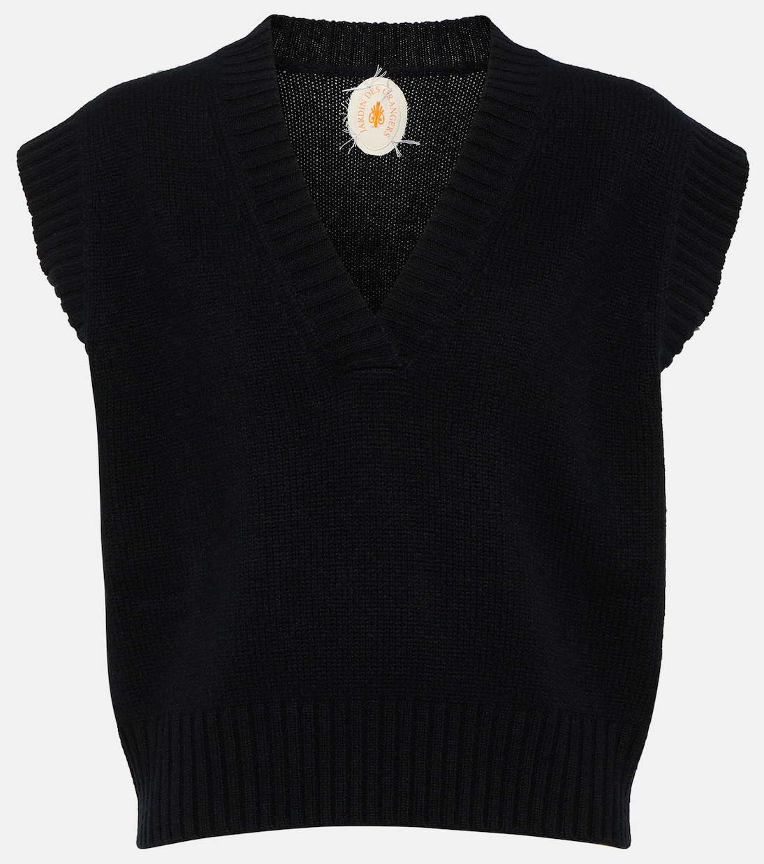 Cropped cashmere sweater vest | Jardin des Orangers