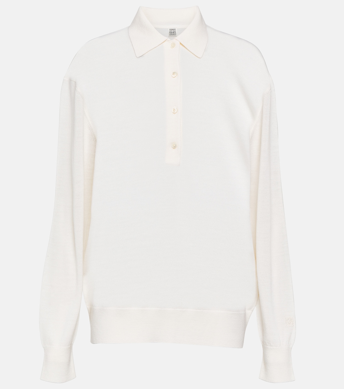 Polo en laine mélangée | Toteme