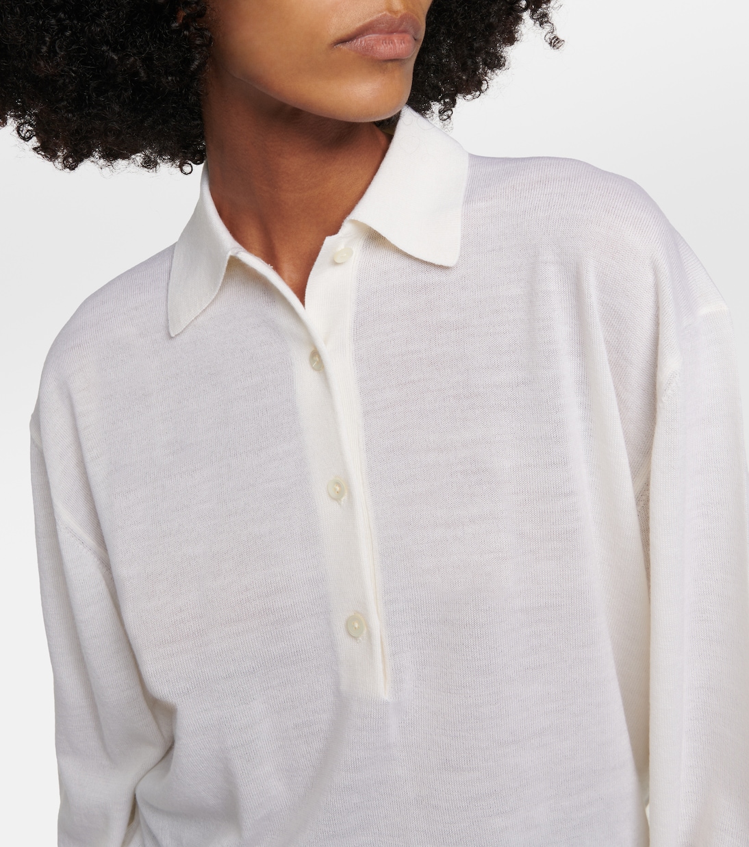 Polo en laine mélangée | Toteme