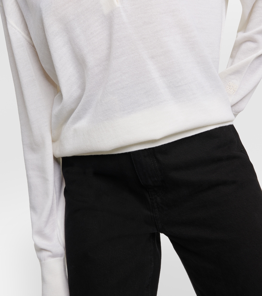 Polo en laine mélangée | Toteme
