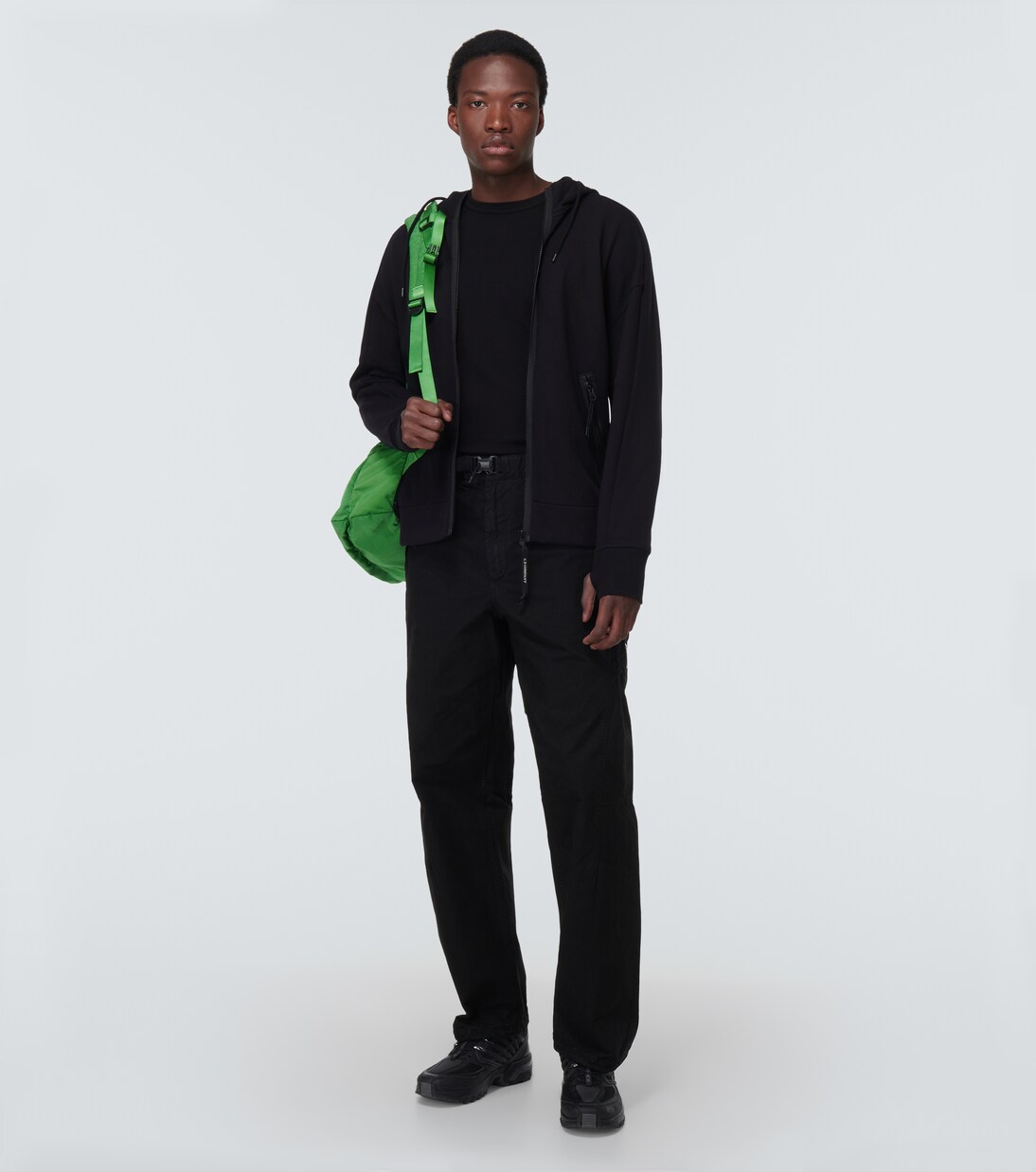 Goggle cotton fleece hoodie | C.P. Company