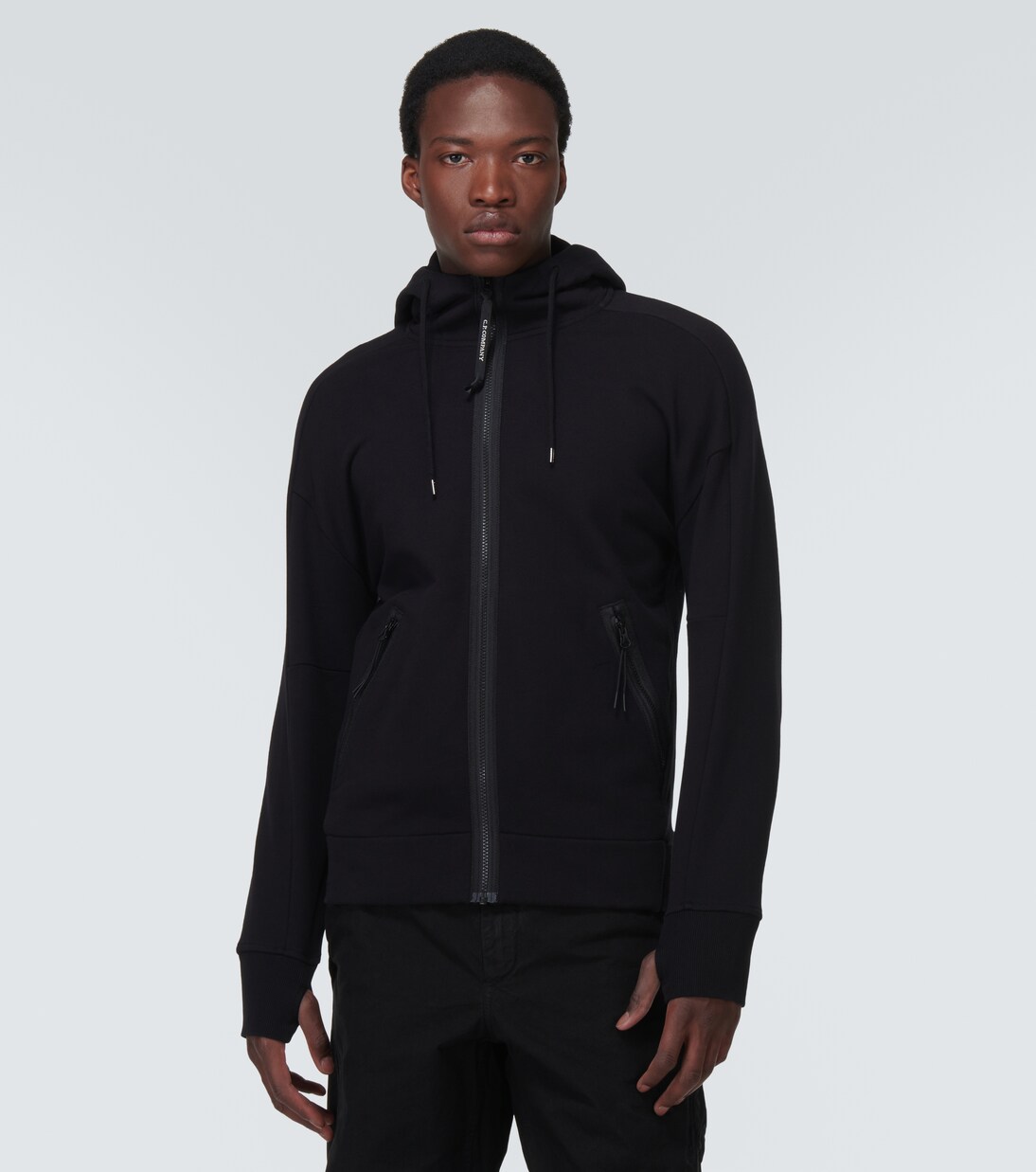 Goggle cotton fleece hoodie | C.P. Company