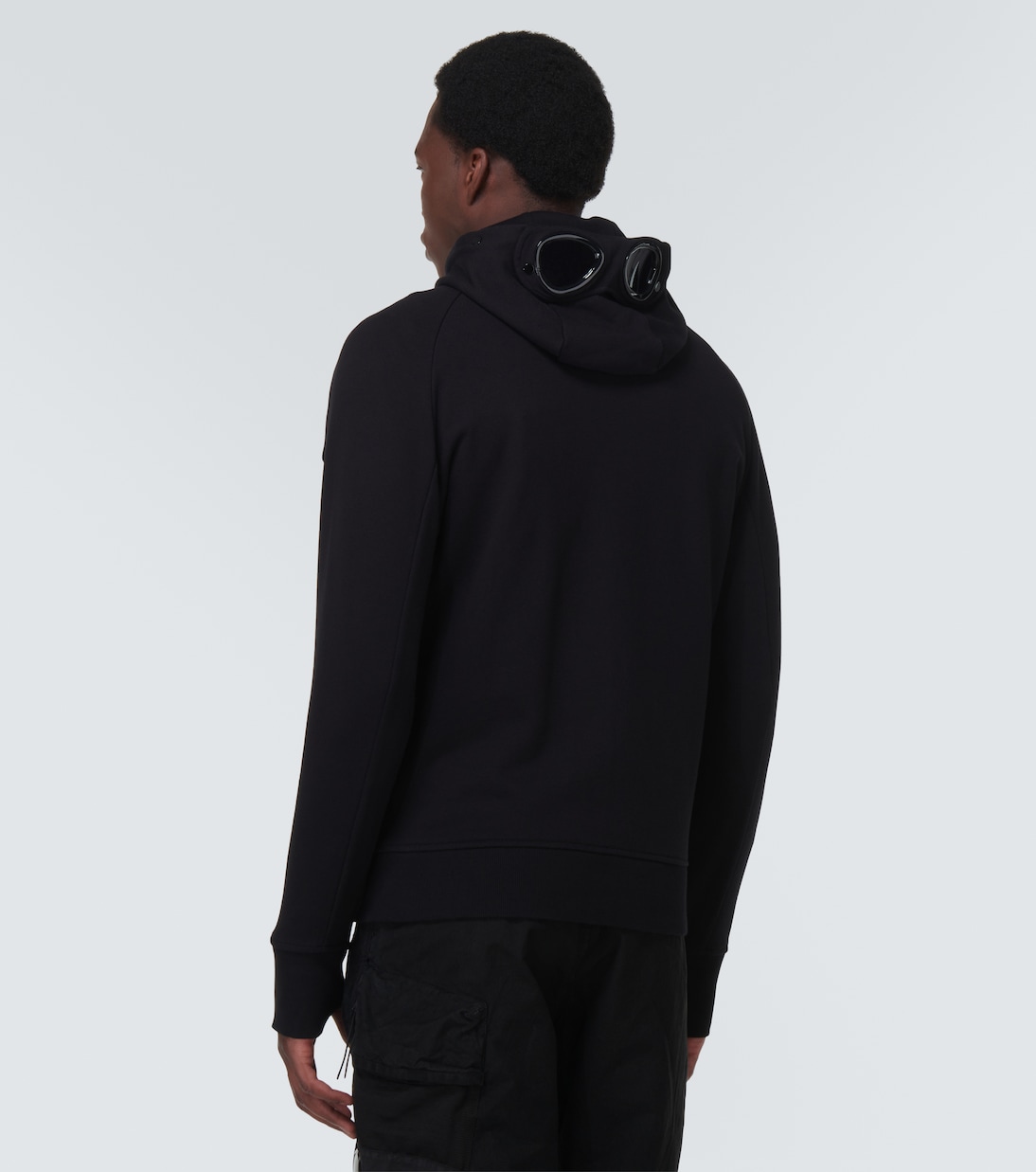 Goggle cotton fleece hoodie | C.P. Company