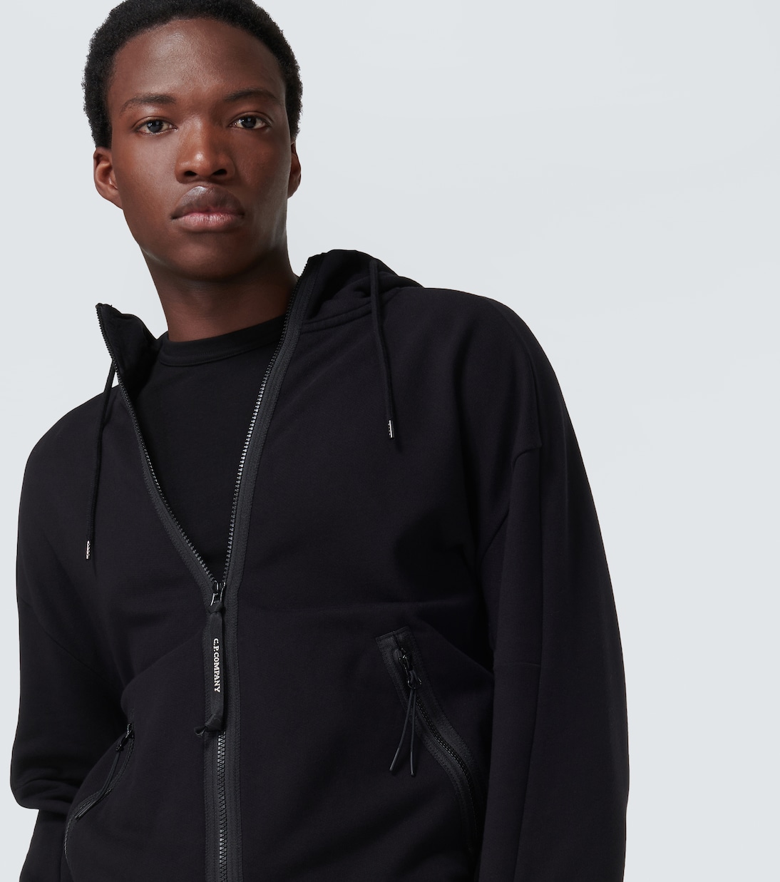 Goggle cotton fleece hoodie | C.P. Company
