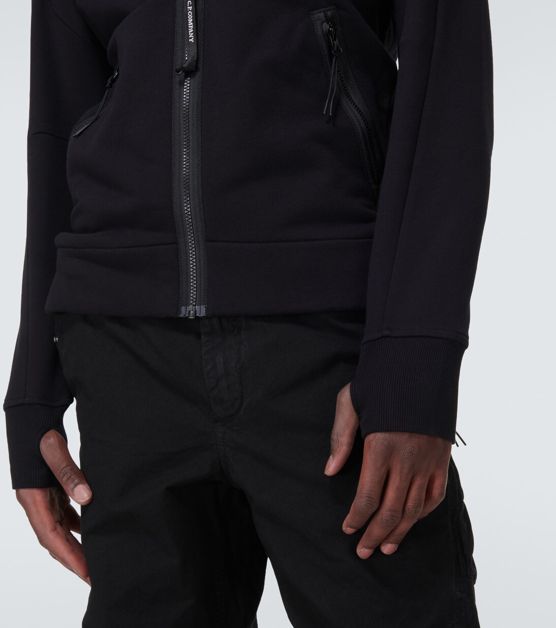 Goggle cotton fleece hoodie | C.P. Company