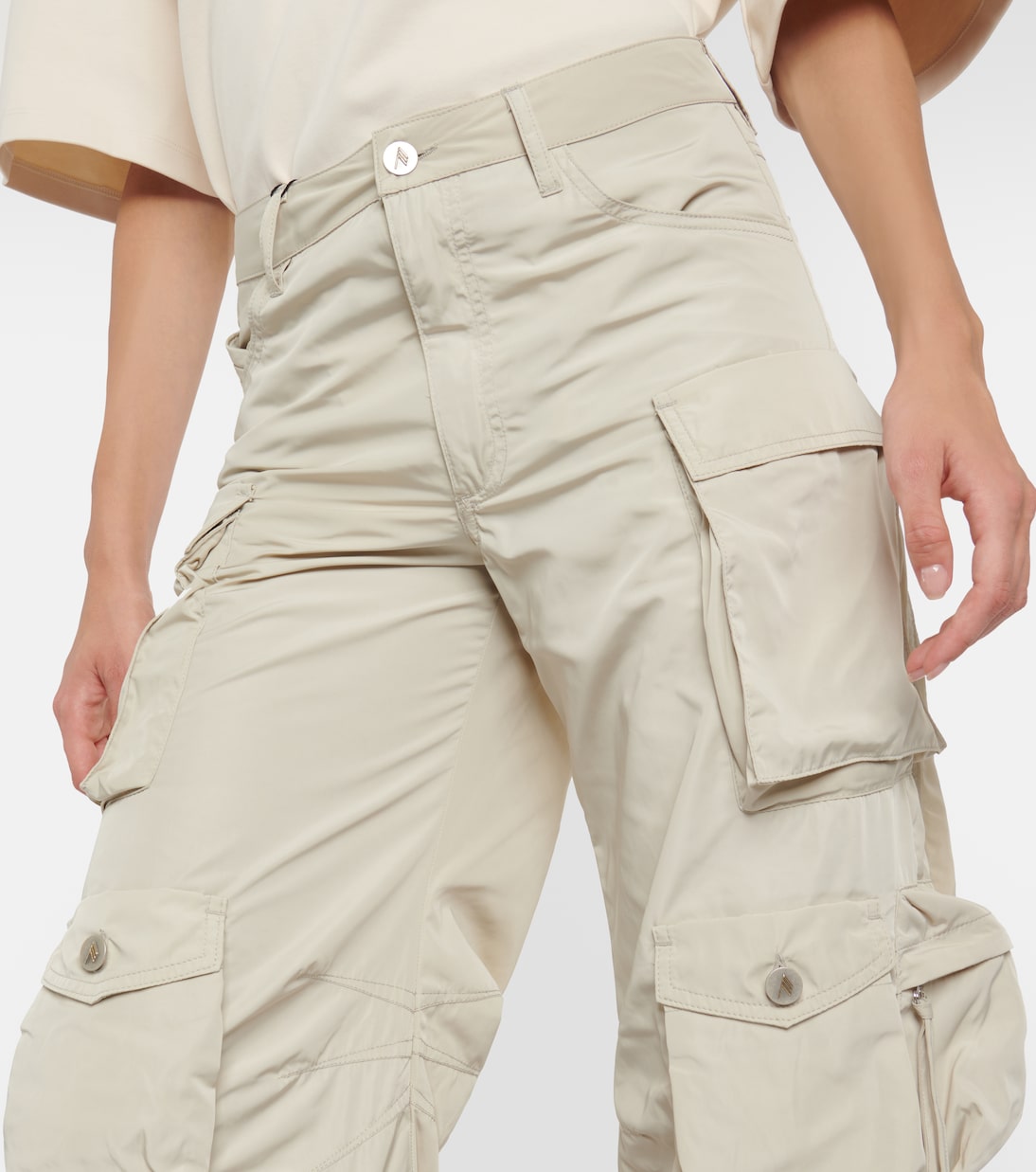 Fern low-rise cargo pants | The Attico