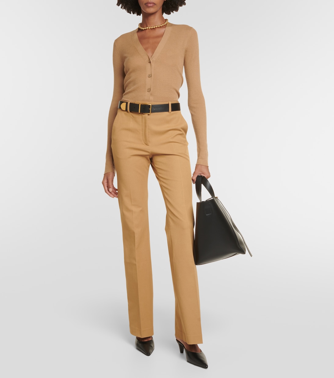 Pantaloni flared Tafira in gabardine | Joseph