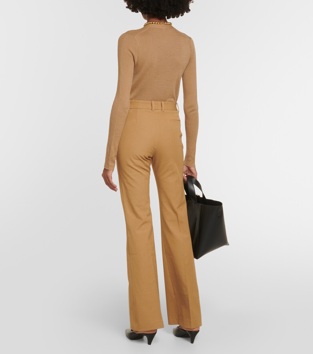 Pantaloni flared Tafira in gabardine | Joseph