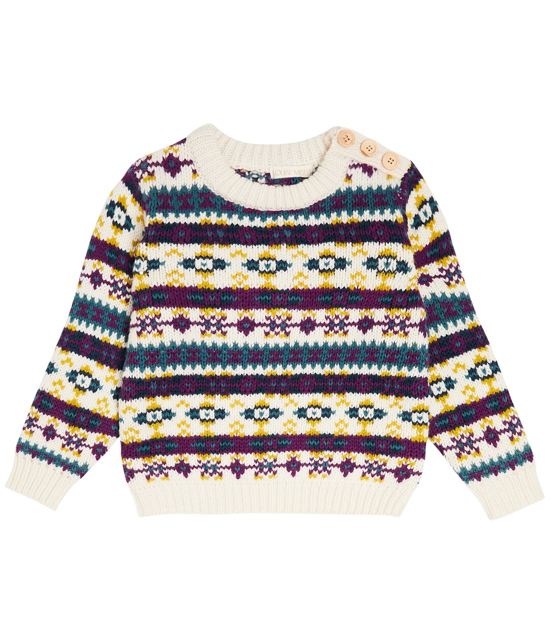 Pull Lounis à motif Fair Isle | Louise Misha