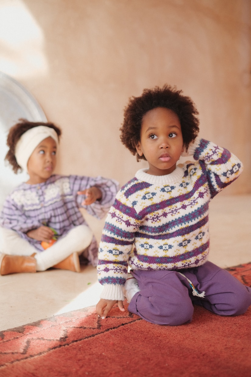 Pull Lounis à motif Fair Isle | Louise Misha