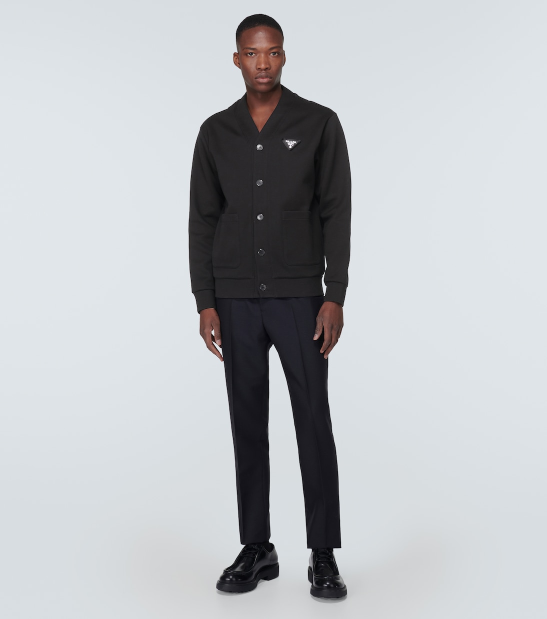 Cardigan en coton mélangé | Prada