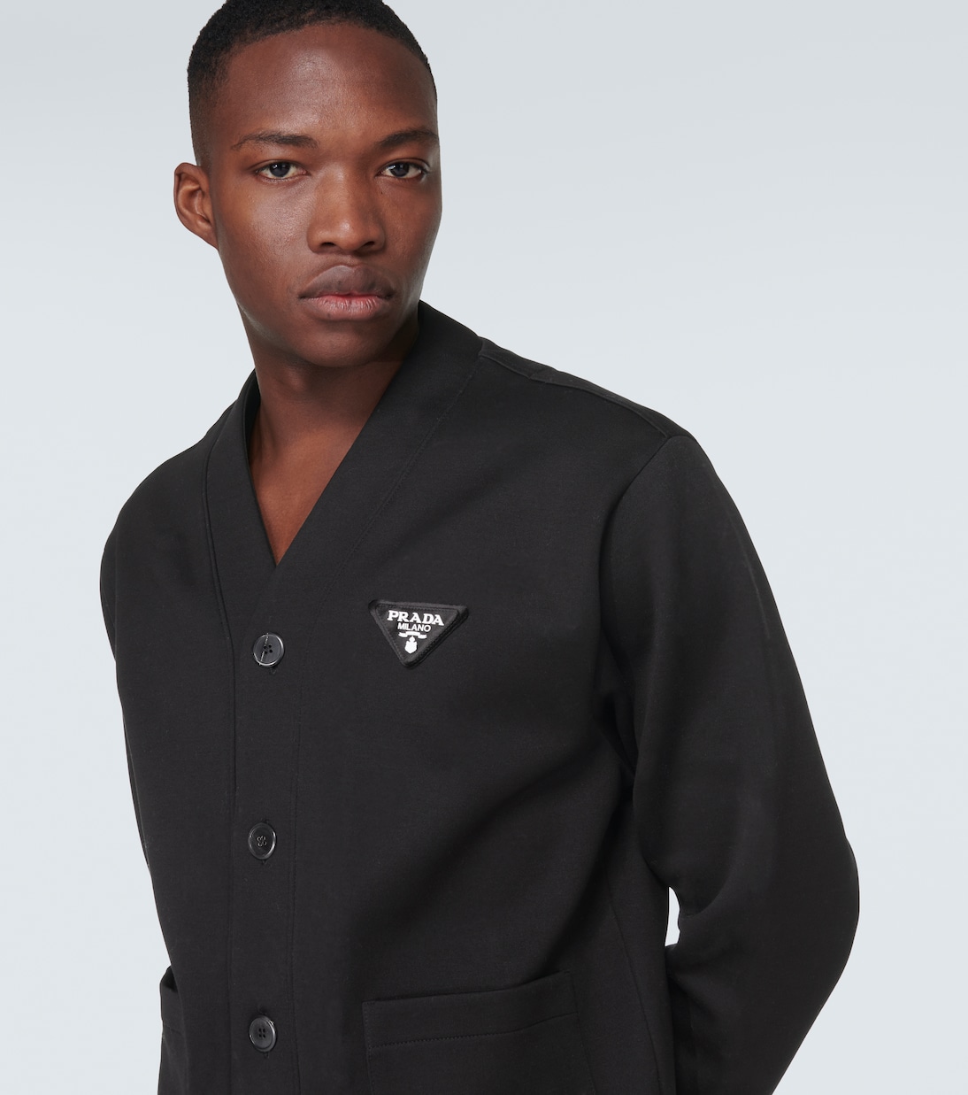 Cardigan en coton mélangé | Prada