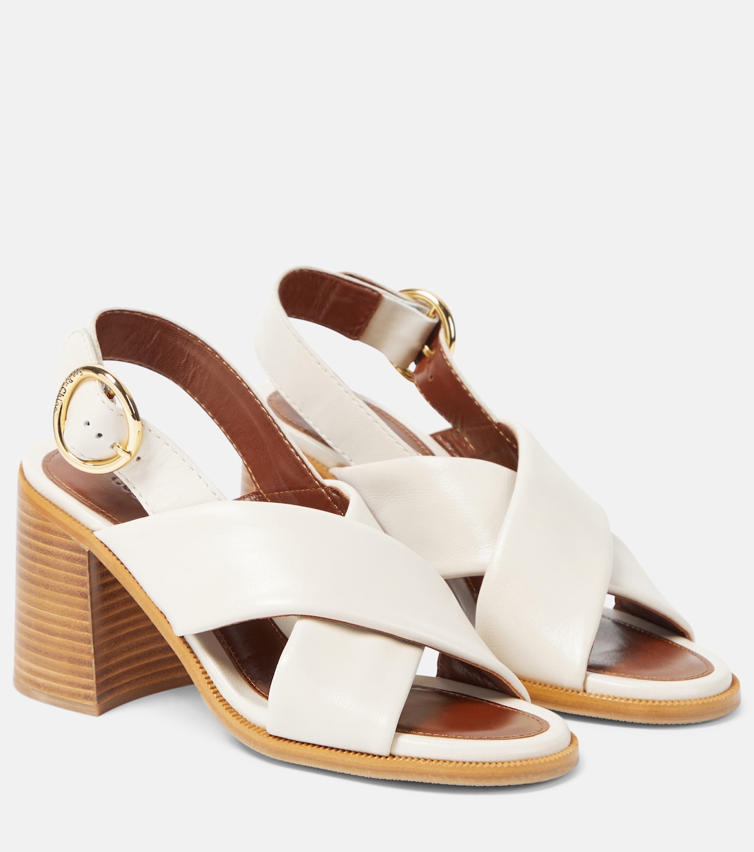 Lyna leather sandals | See By Chloé