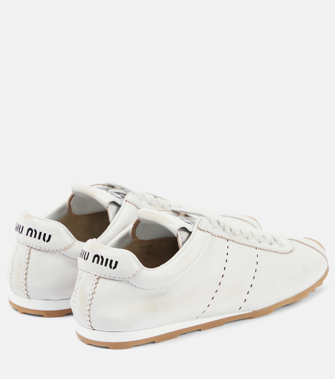 Sneakers in pelle | Miu Miu