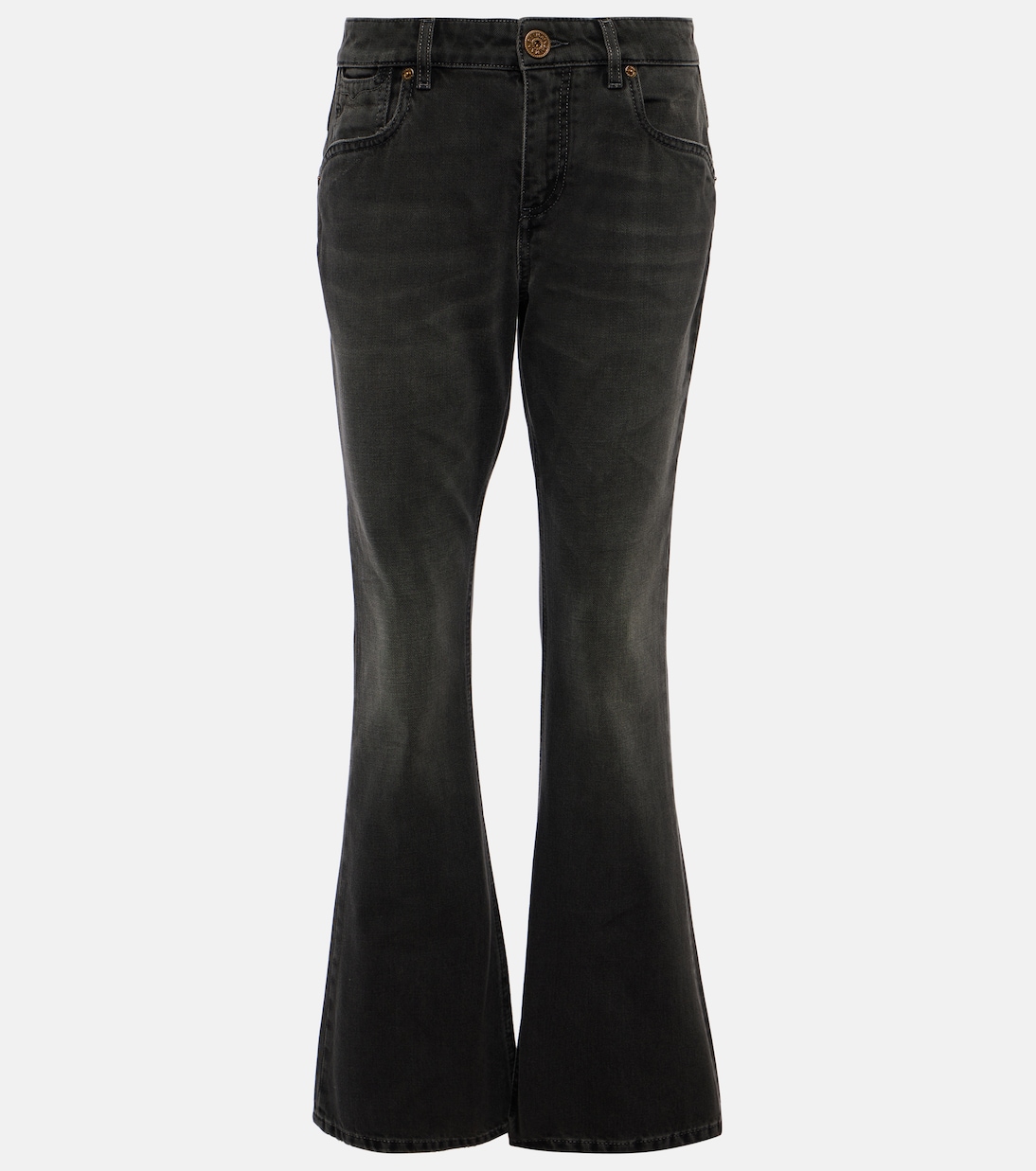 Western low-rise bootcut jeans | Balmain