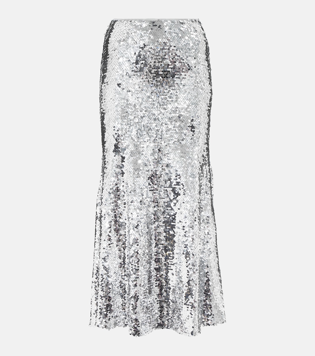Sequined flared maxi skirt | Self-Portrait