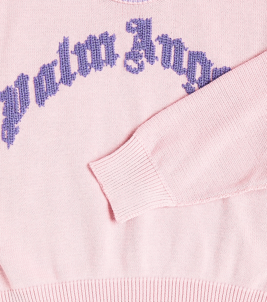 Pullover in cotone con logo | Palm Angels Kids