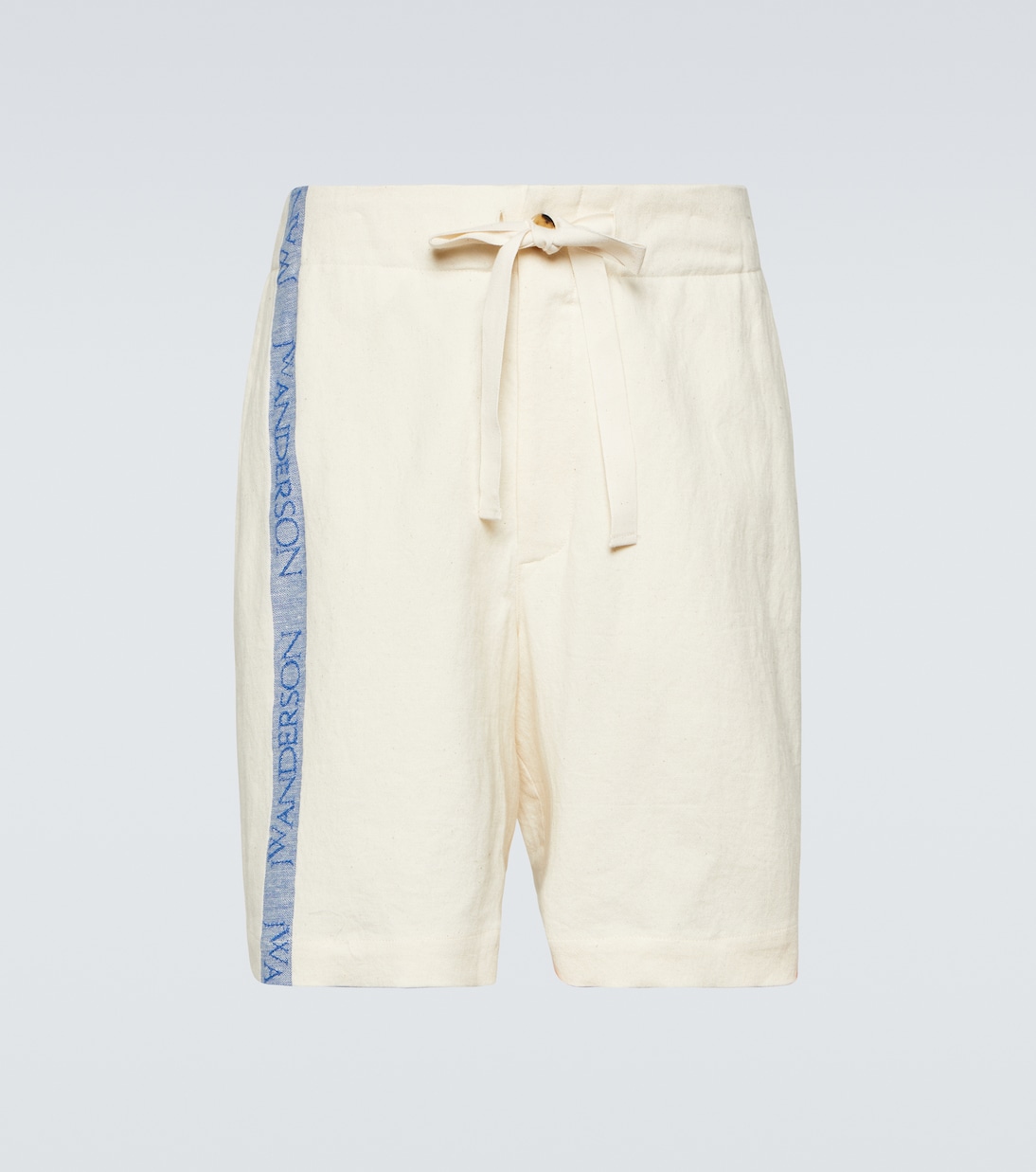 Shorts de algodón y lino de tiro alto | JW Anderson