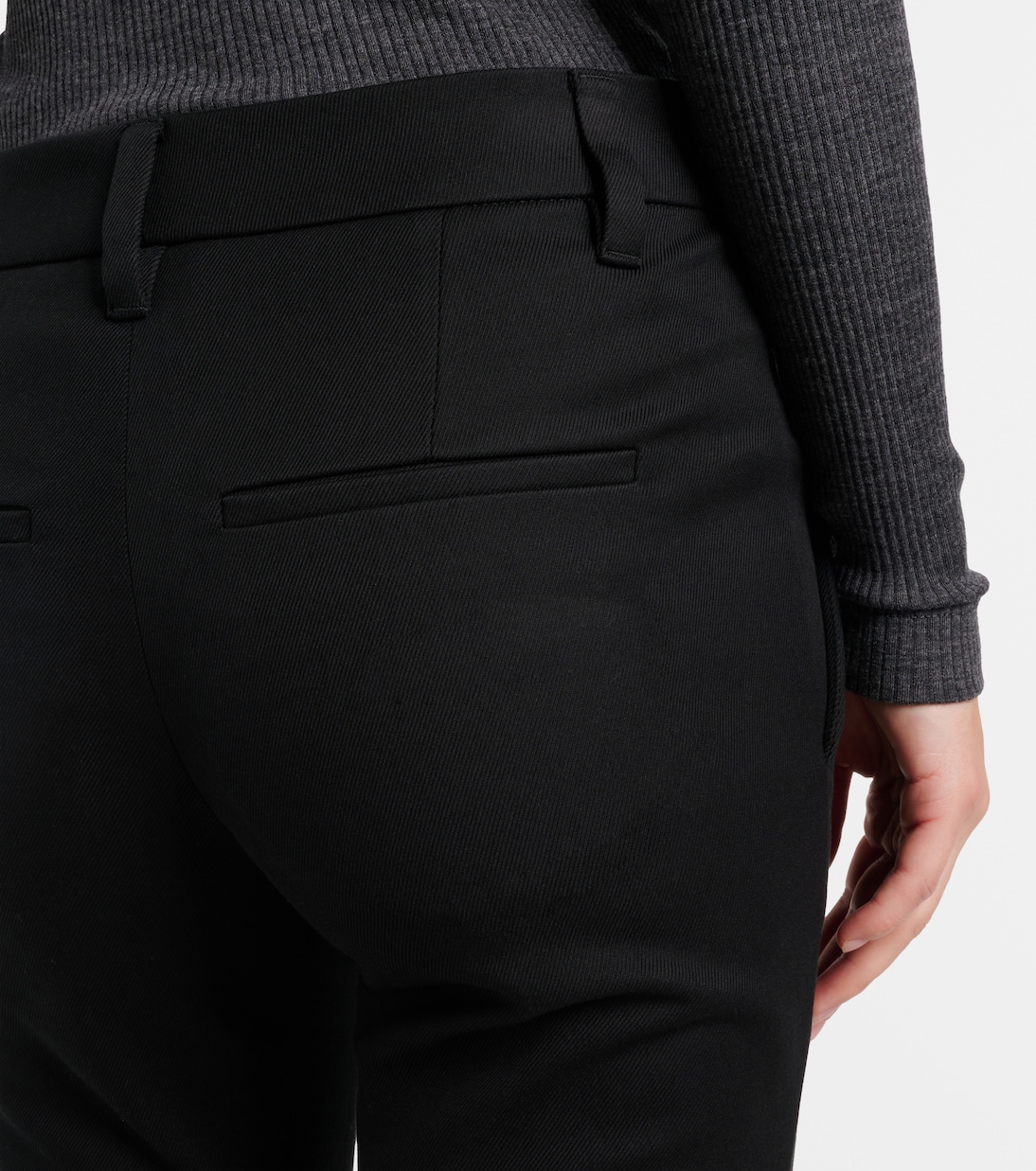 Pantalones Estrechos de Mezcla de Algodón por Brunello Cucinelli para Jóvenes Modernos