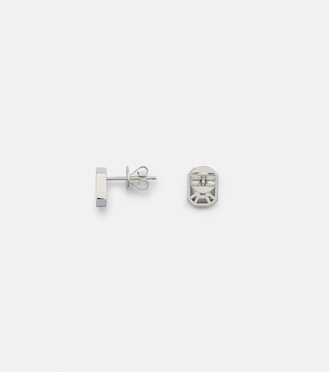 Orecchini in oro bianco 18kt con diamanti – Illusion di SHAY JEWELRY