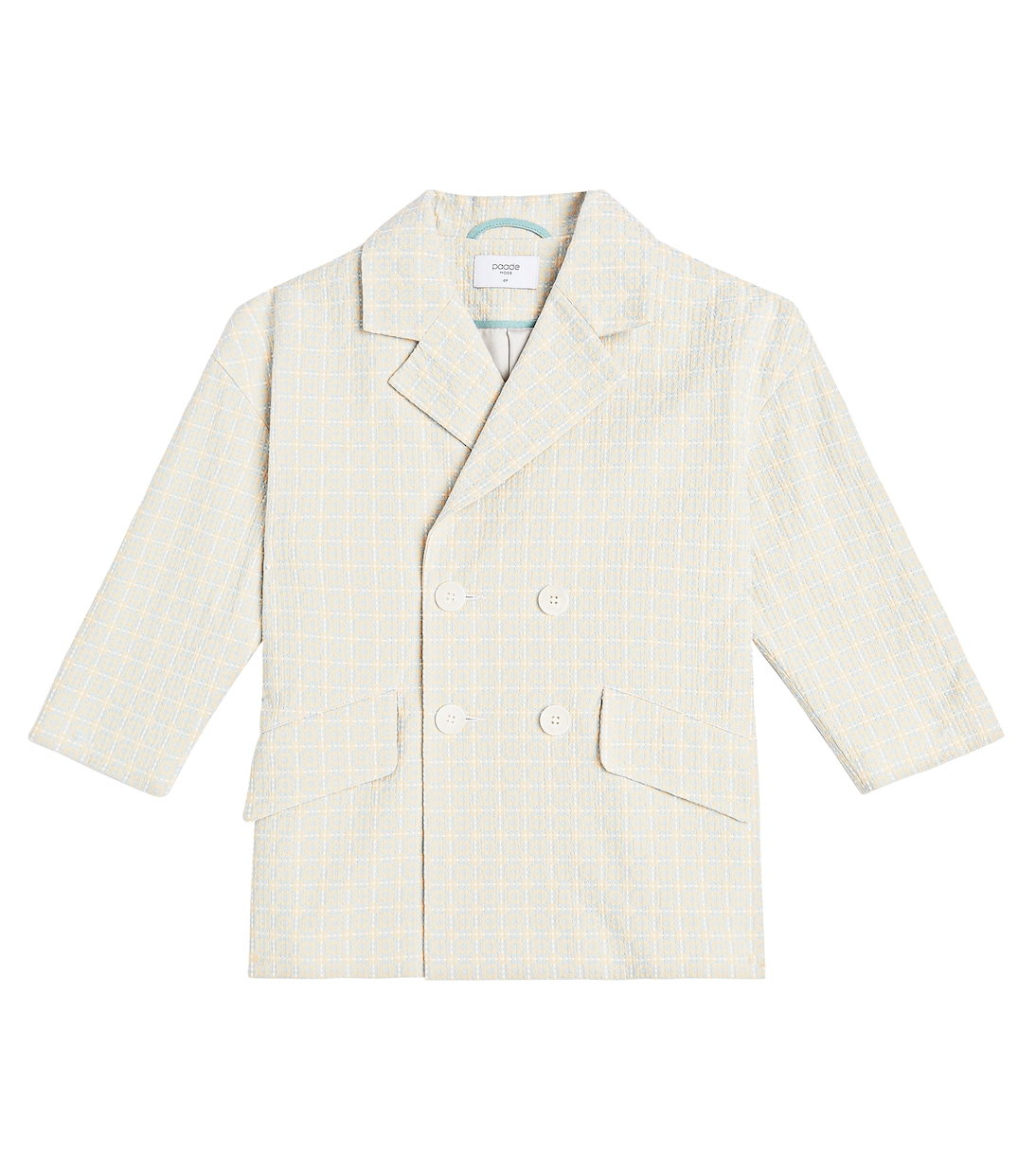 Blazer Baltic de algodón a cuadros | Paade Mode