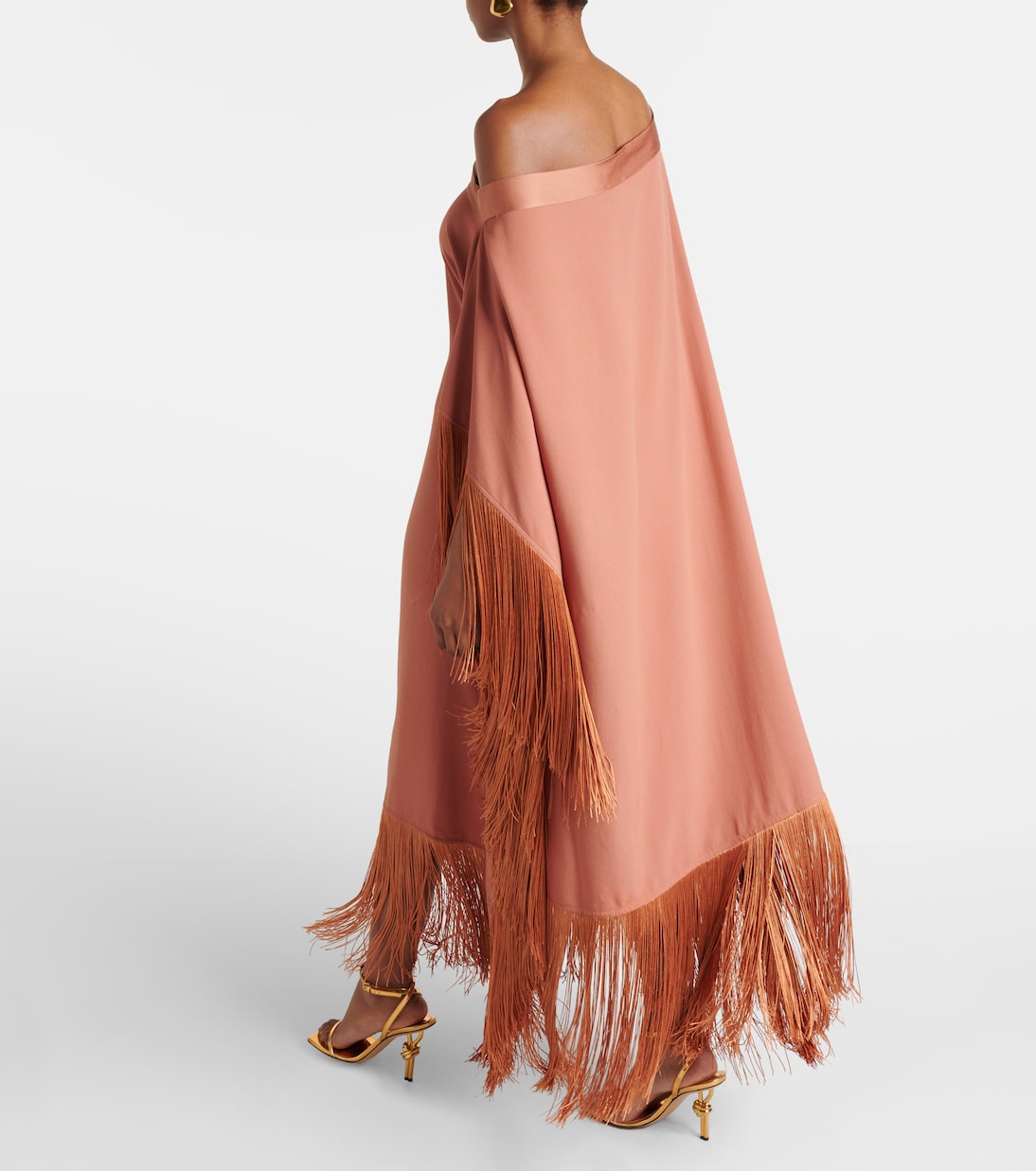 Aarons fringed crêpe cady kaftan | Taller Marmo