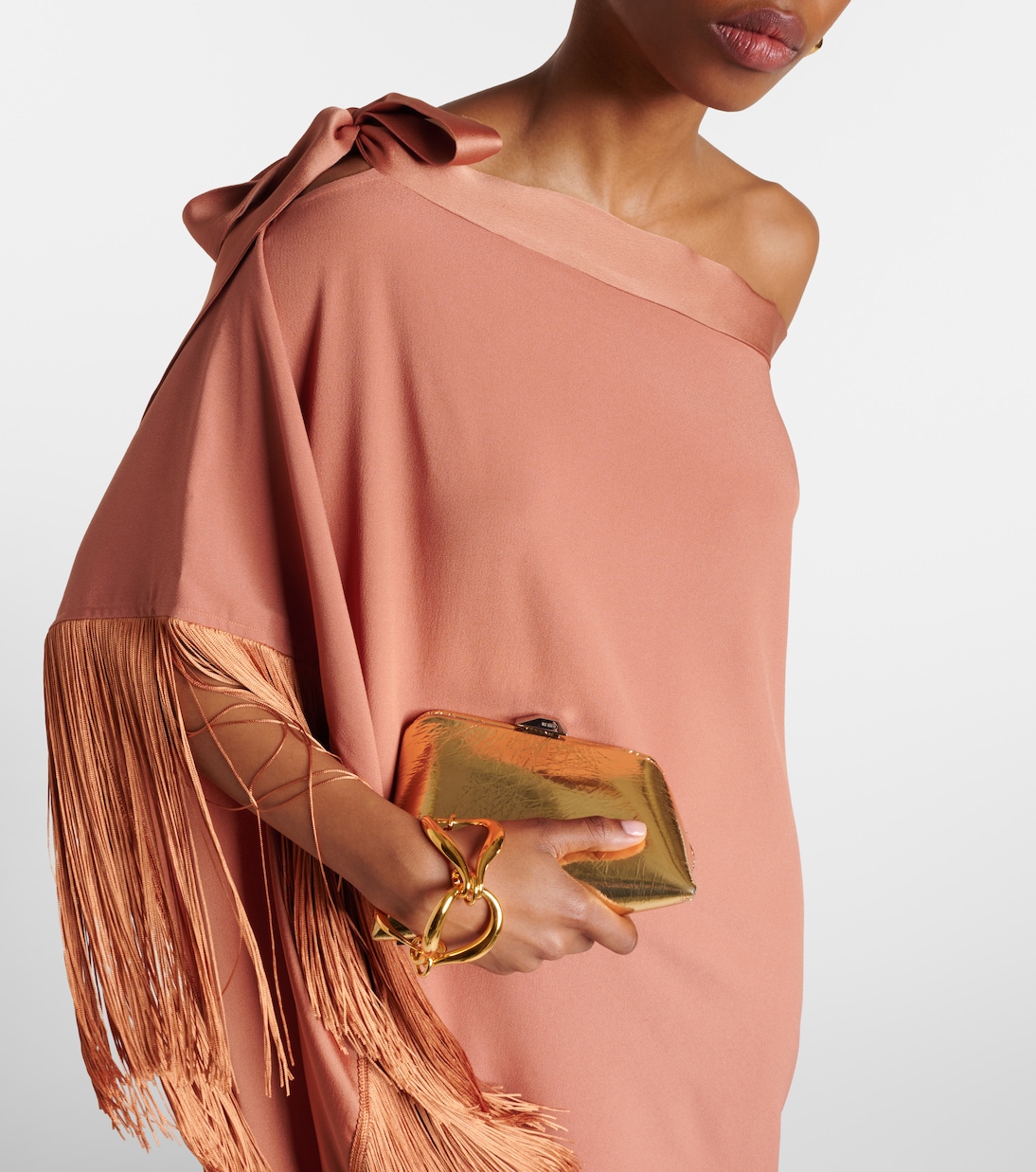 Aarons fringed crêpe cady kaftan | Taller Marmo